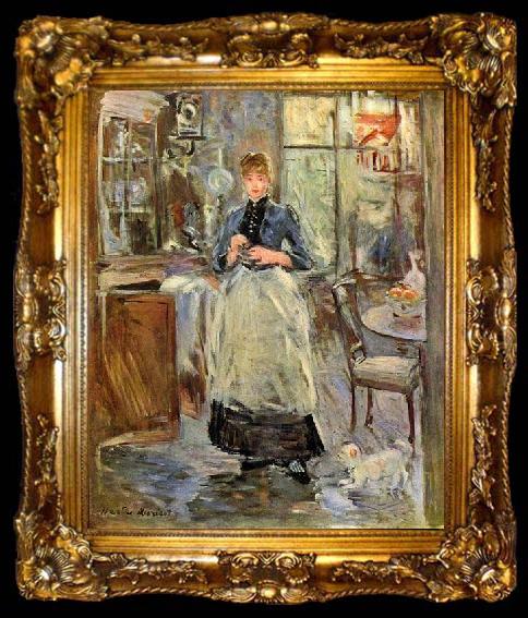 framed  Berthe Morisot The Dining Room, ta009-2